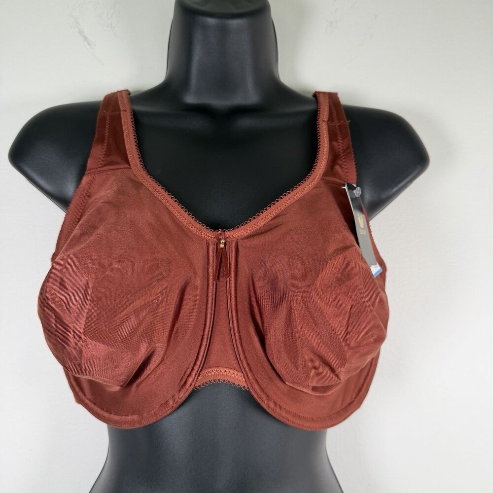 Wacoal 855192 Basic Beauty Full Figure Seamless Underwire Bra 40DDD Orange